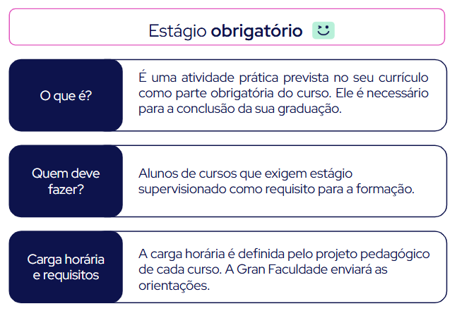 estágio obrigatório
